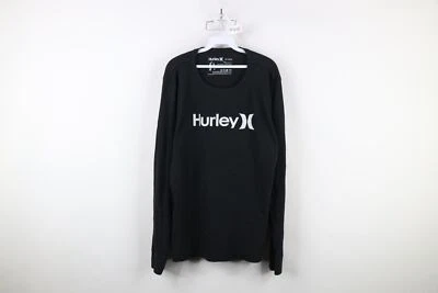 Vtg Hurley Surfing Mens 2XL Spell Out Thermal Waffle Knit Long Sleeve T-Shirt - Image 1 of 4