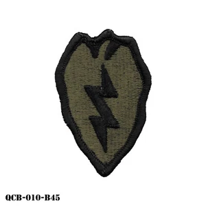 US Army 25th Infantry Division Subdued OD Sew On Patch ~ New Old Stock - Picture 1 of 1