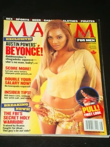 MAXIM magazine 2002, Beyonce, Bianca Kajlich, Asia Argento, Steven Tyler, RARE  - Picture 1 of 1