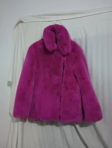 fashion nova pink fur size small(B1953) - Picture 1 of 11
