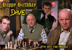 Personalisierte Happy Birthday Karte geschlachtetes Lamm ein amerikanischer Werwolf in London - Bild 1 von 12