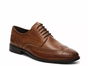 Man's Dress Shoes Nunn Bush Nelson Wingtip Oxford - Picture 1 of 8