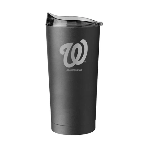 Washington Nationals 20oz. Black Powder Coat Tumbler Cover