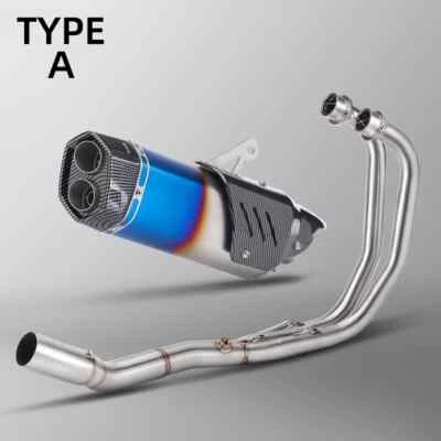 Motorcycle Exhaust Modified Full System Front Link Pipe For YZF R3 R25 MT03 2024 - Imagen 1 de 4