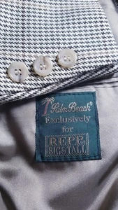 46XL Palm Beach SILK WOOL Purple Brown Check Tweed Blazer Sport Coat Jacket - Picture 1 of 8