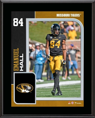 Emanuel Hall Missouri Tigers 10.5" x 13" Sublimated Player Plaque Cover