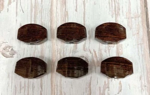 Grover Guitar tuner guitar Machine head pegs Ziricote wood Buttons G4-1 6pcs - Picture 1 of 6