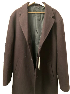 DKNY Men's Polyester -Wool Blend Overcoat XXL - Image 1 of 4