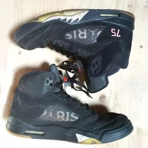 Scarpe da ginnastica retrò Paris St. Germain x Air Jordan 5 2018 - Foto 1 di 8