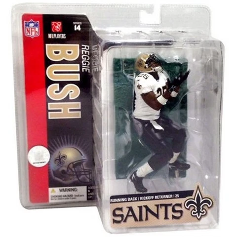 Reggie Bush New Orleans Saints McFarlane Variant Action Figure NFL USC Trojans Cover