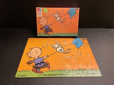 Vtg Peanuts Charles Schultz Charle Brown & Snoopy  ~ Milton Bradley ~1958 ~ - Image 1 of 4
