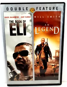 The Book Of Eli I Am Legend Double Feature 2-DVDs Video Movie Will Smith - Picture 1 of 6