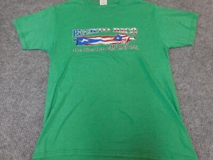 Puerto Rico Mens T shirt M island green graphic - Picture 1 of 14