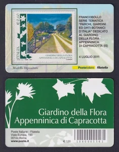 Tessera Filatelica Giardino Flora Appenninica 2011 - Imagen 1 de 1