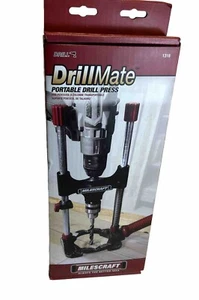 Milescraft 1318 DrillMate Portable Drill Guide, Compatible w/ most 3/8 in. Drill - Picture 1 of 12
