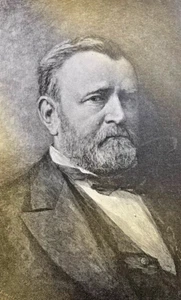 1885 Vintage Magazine Illustration General Ulysses S, Grant - Picture 1 of 2