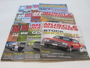 HEMMINGS MUSCLE MACHINES MAGAZINE Lot of 12 Issues 2016 Full Year  - Picture 1 of 13
