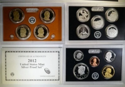 2012-S Silver Proof Set!!!! With Original Box and Coa.!! OGP - Image 1 of 3