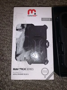 M MYBAT Pro Shockproof Maverick Series Case for iPhone 16 Case Holster Belt Clip - Photo 1 sur 1