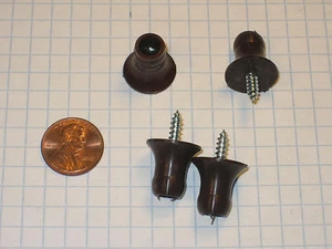 BULL DOG KEEPERS ONLY FOR #65S SELF-ALIGNING CABINET CATCH, BROWN PLASTIC - Picture 1 of 3