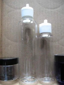 small Clear Plastic Jars Containers Pour Spray / Screw - Picture 1 of 19