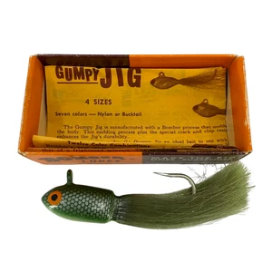 Vintage Texas Bomber Gumpy Jig Angelköder - Grün - Classic Collectible Tackle - Bild 1 von 4