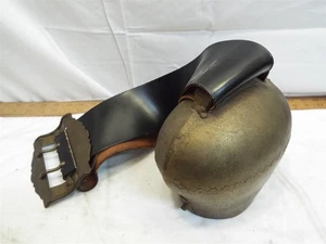 Sehr große frühe Stahl Ochsen Glocke Stier Bauernhof Werkzeug Kuh Vieh Musikinstrument - Bild 1 von 6