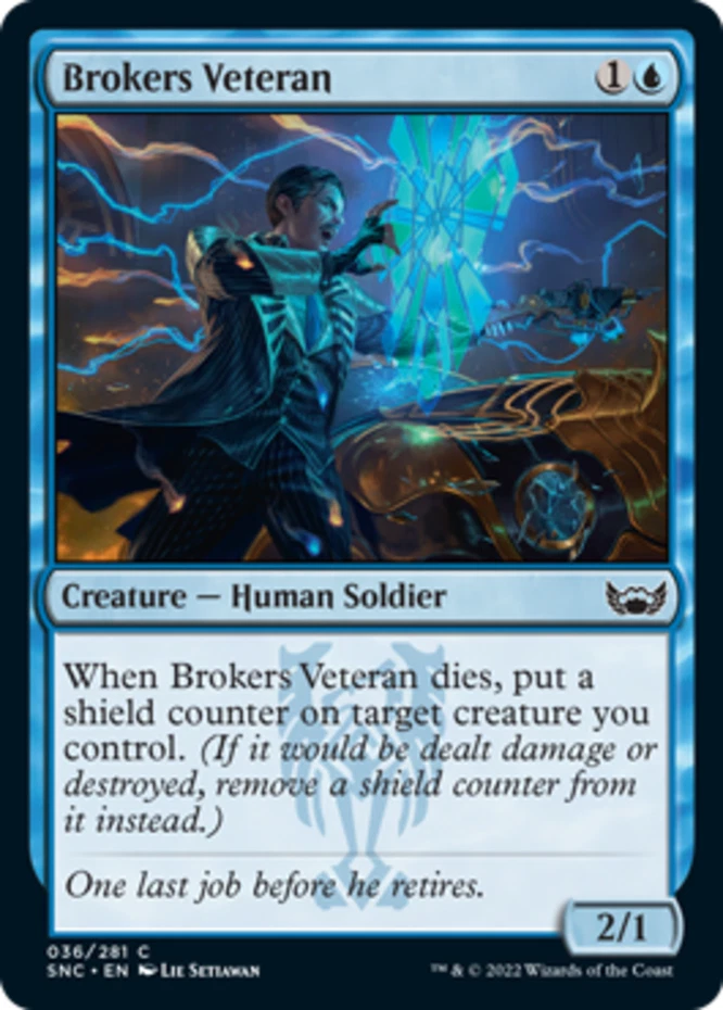 x1 Brokers Veteran - Streets of New Capenna - NM - MTG - Image 1 of 1
