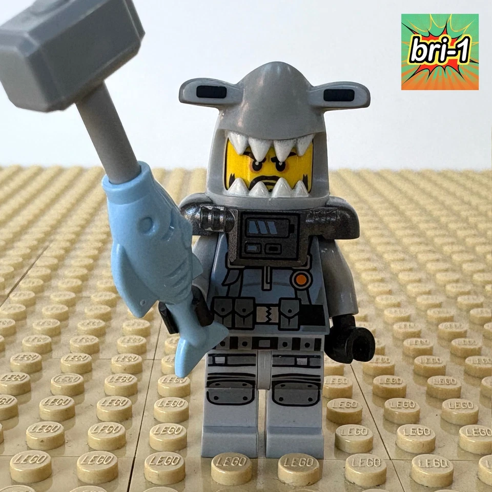 LEGO Ninjago Película: Shark Army Hammer Head, njo0353, 70615, Fire Mech 2017 Scuba Foto 1 de 4