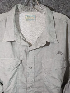 Camisa World Wide Sportsman Pesca Botón Hombres 3XL Azul Teal Ventilado Tecnología Cremallera XXXL - Imagen 1 de 10