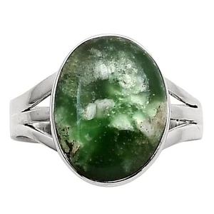 Natural Utah Variscite 925 Sterling Silver Ring s.10 Jewelry R-1003 - Picture 1 of 5