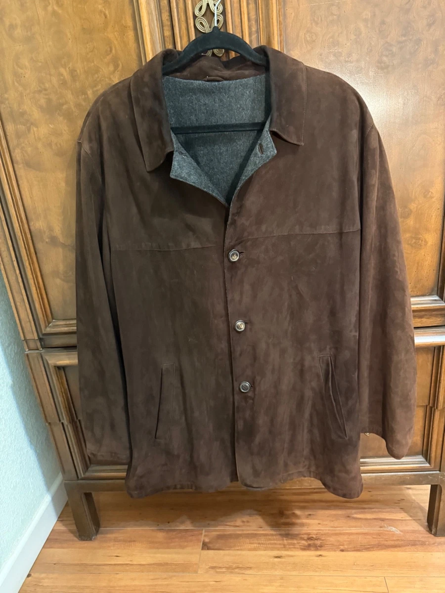 Salvatore Ferragamo Suede Outer Shell Coats, Jackets & Vests for