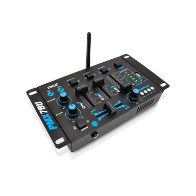 	Pyle Wireless DJ Audio Mixer - 3 Channel Bluetooth Compatible DJ Controller	 - Image 1 of 4