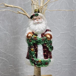 Fantasia por De Carlini Santa Adorno Italia Hecho a Mano Vidrio Soplado Navidad - Imagen 1 de 18