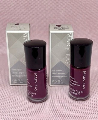 批量 2 件 玫琳凯指甲漆:“BERRY STYLISH”全新带盒 088084 HTF / 全新带盒 — 第 1/4 张图片