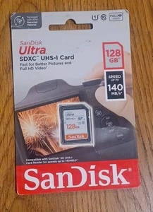 SanDisk 128GB Ultra SDXC UHS-I Memory Card SDXC UHS-I - Picture 1 of 2