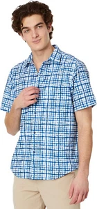 Camisa de manga corta Tommy Bahama Coast Washed Away IslandZone®, azul, 2XLB - Imagen 1 de 3