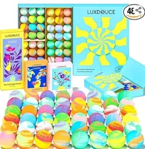 48 Pack Bath Bombs Gift Set, Mothers Day Gifts for Mom, Aromatic Bubble Bombs... - Picture 1 of 6