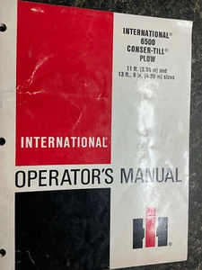 International 6500 Conser - Manual del operador del arado - Imagen 1 de 4