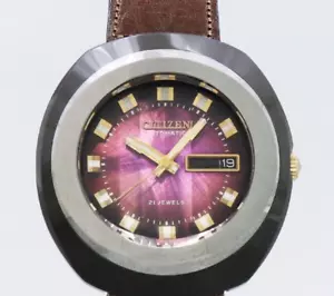 Citizen Custom V2 BLUA Case 21Jewels 41mm Automatic Winding 1973 Men's Watch - Picture 1 of 9