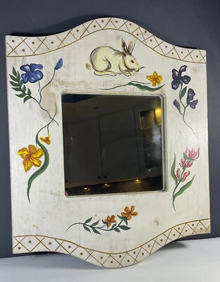 Tracy Porter Home Collection Hand Painted Wall Mirror Fench Provincial Style VTG - Image 1 of 4
