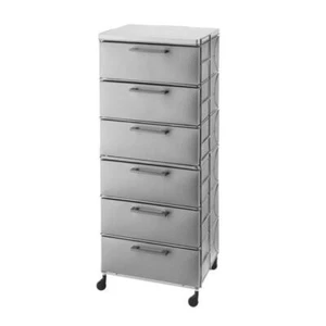 EMPORIUM cassettiera con ruote ISOTTA Grigio a 6 cassetti polipropilene - Imagen 1 de 3