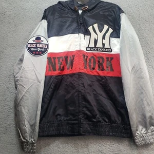 Yankees New York Coat Mens 2XL Black Yankees Negro League Baseball Vintage - Picture 1 of 14