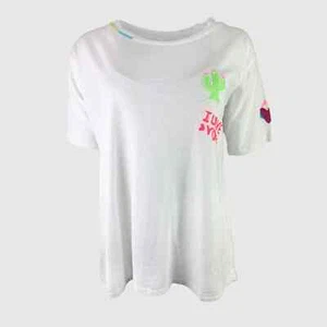 Grace women's T-shirt little cactus 434-2202 in 100 white sizes XS-L NEW - Picture 1 of 2