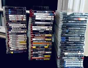 HUGE Lot of 99 PlayStation 3 Video Games COD Black Ops, MW3 Uncharted so man