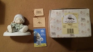 Precious Moments Figurine 1989 "Don't Let The HOLIDAYS Get You Down" #522112 - Picture 1 of 8