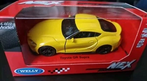 Welly Collection Die Cast Toyota Supra Gr Modell Maßstab 1:38 Neu - Bild 1 von 8
