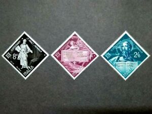 1960 Malta The 1900th Anniversary Of St. Paulus Shipwreck Complete Set - 3v MLH