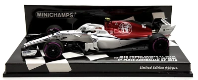 MINICHAMPS - Alfa Romeo Sauber F1 - C37 Ferrari - 6th Place Azerbaijan GP 2018 - Image 1 of 4