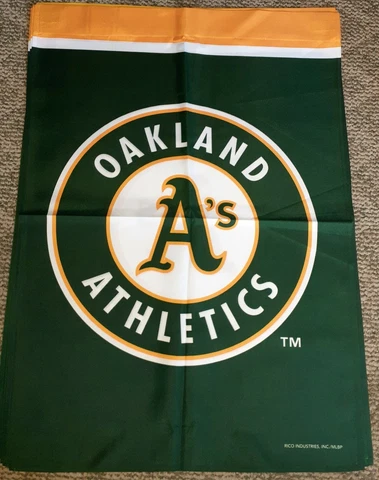Oakland A's House Flag 28"×40"  Officially Licensed Open Box New Cover